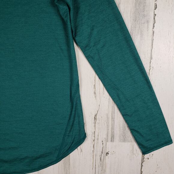 NWT Xersion Quick Dry Green long Sleeve V-Neck Shirt Women's Size Small - Picture 12 of 13